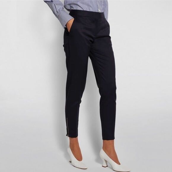 Stella McCartney Vivian Wool Skinny Zip-Cuff Pants in Black Size 42 - Picture 4 of 12